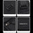 WEIXIER WD72602 Men's Shoulder Bag Nylon Waterproof Large Capacity Crossbody Handbag for Outdoor Travel - Black - 6