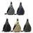 WEIXIER WD1861 Men Retro Crossbody Bag Large Capacity Waterproof Sling Bag for Outdoor Sports Travel - Black - 7