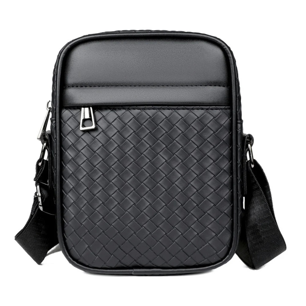 WEIXIER WD207 Men Shoulder Bag Business Crossbody Bag Water Resistant Messenger Bag for Commute Work - Black - 1