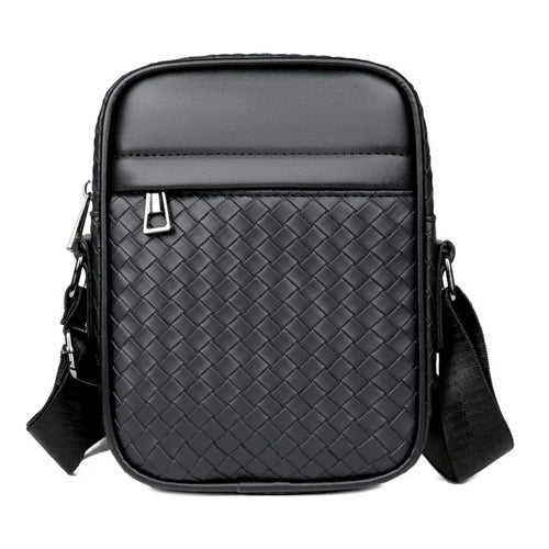 WEIXIER WD207 Men Shoulder Bag Business Crossbody Bag Water Resistant Messenger Bag for Commute Work - Black - 1