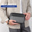 WEIXIER Men's Crossbody Bag Waterproof PU Leather Business Messenger Bag for Work Commute - Black - 7