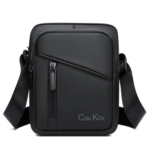 WEIXIER WD8040 Men Shoulder Crossbody Bag Waterproof Lightweight Chest Bag Multi-layer for Commuting Travel - Black - 1