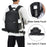 CADEN L4 Waterproof SLR/DSLR Camera Backpack Leisure Bag Camera Accessories Travel Case for Canon Nikon Sony Camera and Lenses - Size S 29x13x39cm/Black - 3