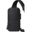 WEIXIER 9530 Men's Chest Bag Sling Bag with USB Charging Port Waterproof Crossbody Daypack Shoulder Bag Travel Storage Bag - Black - 2
