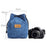 JCCOTTON FB-00001 Anti-scratch Drawstring Lens Carrying Bag for Canon Nikon DSLR Camera Storage Bag, Square/Size M - Blue - 4