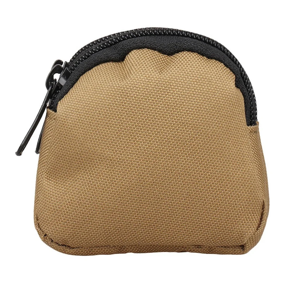 H25 Outdoor Tactical Sports Waist Bag Dual Pockets 1000D Nylon Mini Coin Keys Storage Pouch - 2