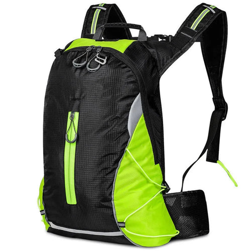 YS-040A 16L Cycling Backpack Outdoor Climbing Hiking Sport Bag Nylon Casual Travel Bag for Men Women - Green - 1
