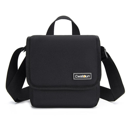CWATCUN D52 Outdoor Photography SLR Camera Messenger Bag Water-resistant Carrying Bag - Black - 1
