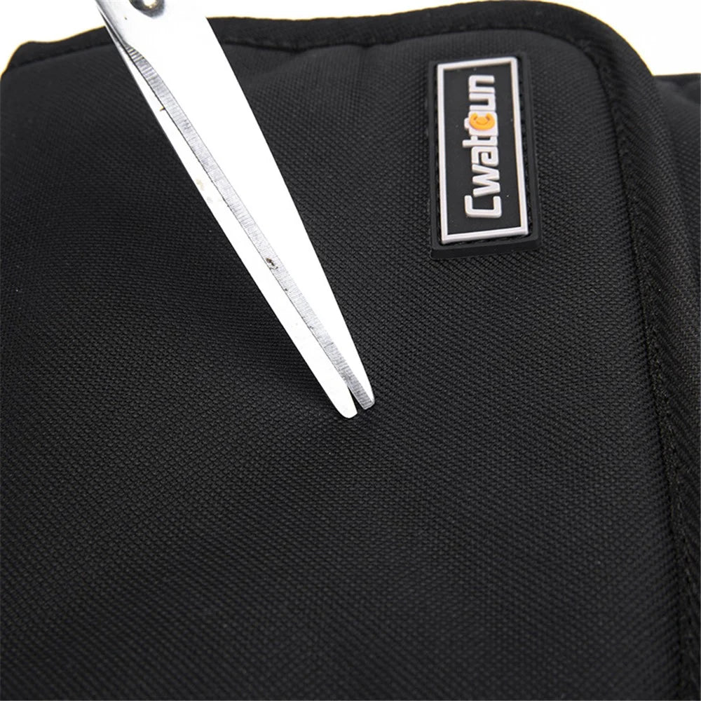 CWATCUN D52 Outdoor Photography SLR Camera Messenger Bag Water-resistant Carrying Bag - Black - 7
