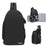 CWATCUN D15 Waterproof Shockproof Liner Crossbody Bag for Camera Lens, with Tripod Fixing Straps - 2
