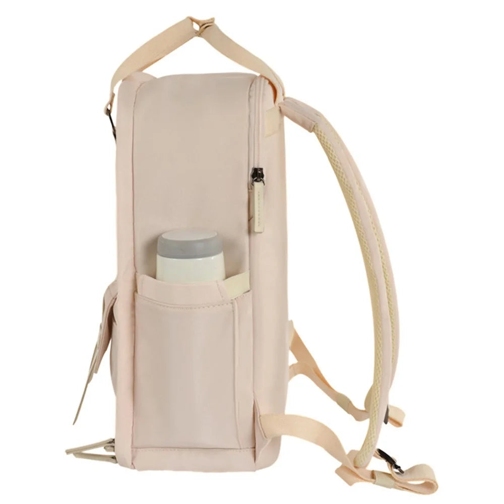 CWATCUN SLR Camera Shoulder Bag 15.6-inch Laptop Backpack with Tote Liner Bag - Beige - 6