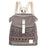 CANVASARTISAN T29-3 Ethnic Style Canvas Backpack School Bag Travel Daypack Shoulders Bag - Light Grey - 1