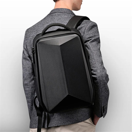 FENRUIEN 5132 Men Travel Hard Shell Waterproof Backpack 17.3-inch Laptop Shoulders Bag with Charging Port - 2