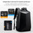 FENRUIEN 5132 Men Travel Hard Shell Waterproof Backpack 17.3-inch Laptop Shoulders Bag with Charging Port - 4