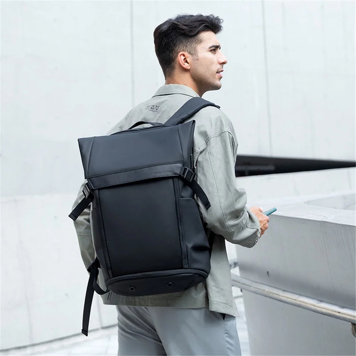 MARK RYDEN MR2966 Travel 17-inch Laptop Backpack USB Charging Oxford Cloth Expandable Shoulder Bag - 5