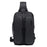 BANGE BG-7079 USB Charging Crossbody Bag with Anti-theft Pocket Oxford Cloth Chest Pack - Black - 3