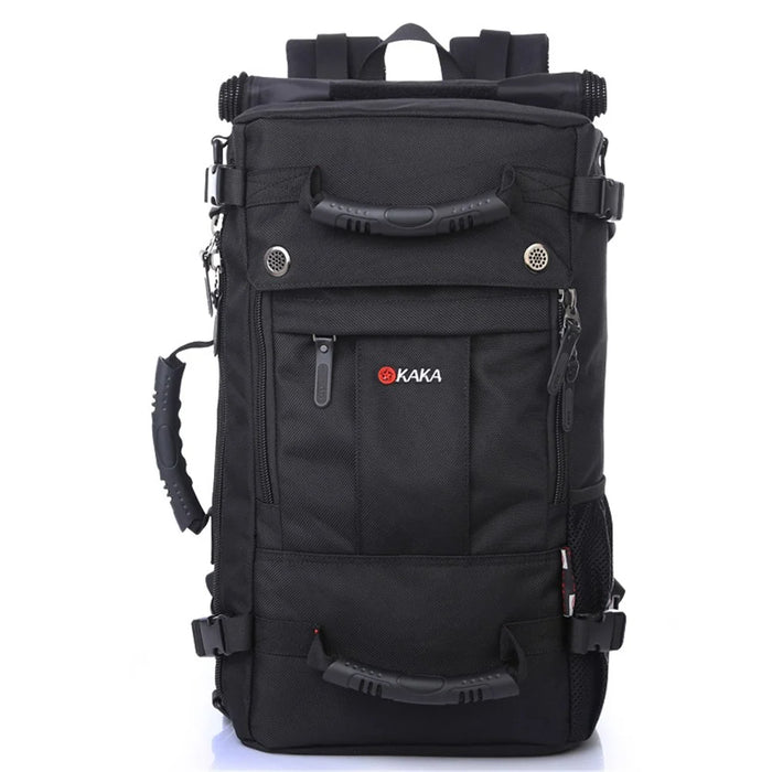 KAKA KA-2050 40L Backpack Waterproof Shoulder Bag with Chest Buckle for Camping Hiking Traveling - Black - 2