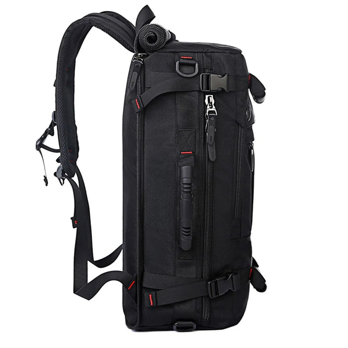 KAKA KA-2050 40L Backpack Waterproof Shoulder Bag with Chest Buckle for Camping Hiking Traveling - Black - 3