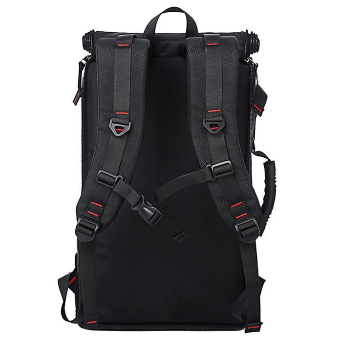 KAKA KA-2050 40L Backpack Waterproof Shoulder Bag with Chest Buckle for Camping Hiking Traveling - Black - 4