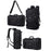 KAKA KA-2050 40L Backpack Waterproof Shoulder Bag with Chest Buckle for Camping Hiking Traveling - Black - 5