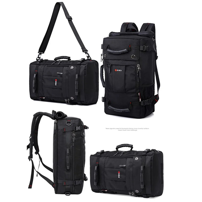 KAKA KA-2050 40L Backpack Waterproof Shoulder Bag with Chest Buckle for Camping Hiking Traveling - Black - 5