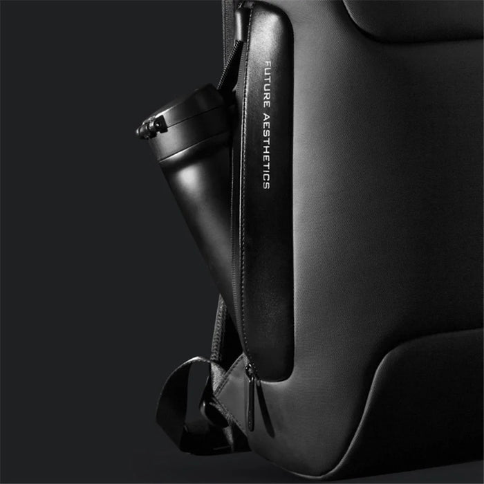 BANGE BG-7216 Men Business Travel Oxford Cloth Backpack Anti-theft Laptop Clothes Storage Shoulders Bag with Charging Port - Black - 5