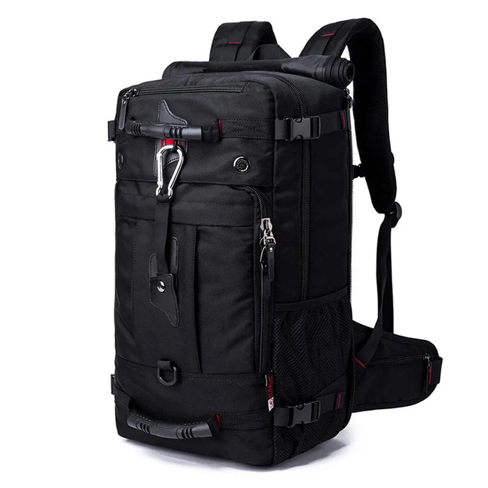 KAKA KA-2070-1 Men Camping Hiking Multi-function 40L Shoulder Bag Outdoor Waterproof Backpack with Hidden Shoulder Strap - Black - 1
