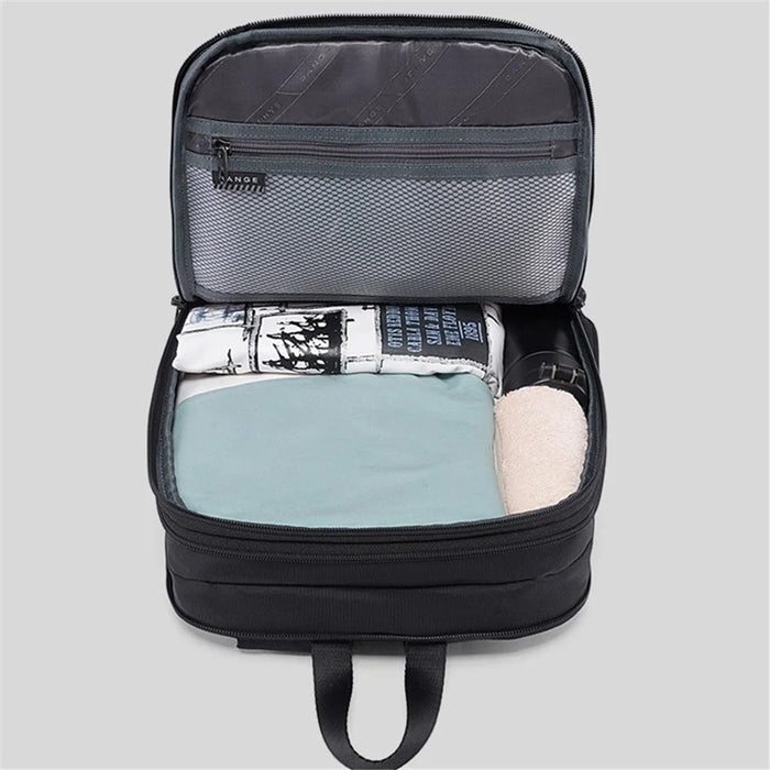 BANGE BG-77115 15.6-inch Laptop Backpack Oxford Cloth Lightweight Expandable Shoulder Bag - Blue - 6