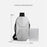 OZUKO 9509 Chest Bag with USB Charging Port Hard Shell Waterproof Crossbody Bag Daypack Travel Hiking Sling Backpack - Silver - 7