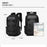 OZUKO 9587 Multifunctional Tactical Backpack Oxford Cloth Waterproof Rucksack for Hiking Camping Traveling - Black - 5