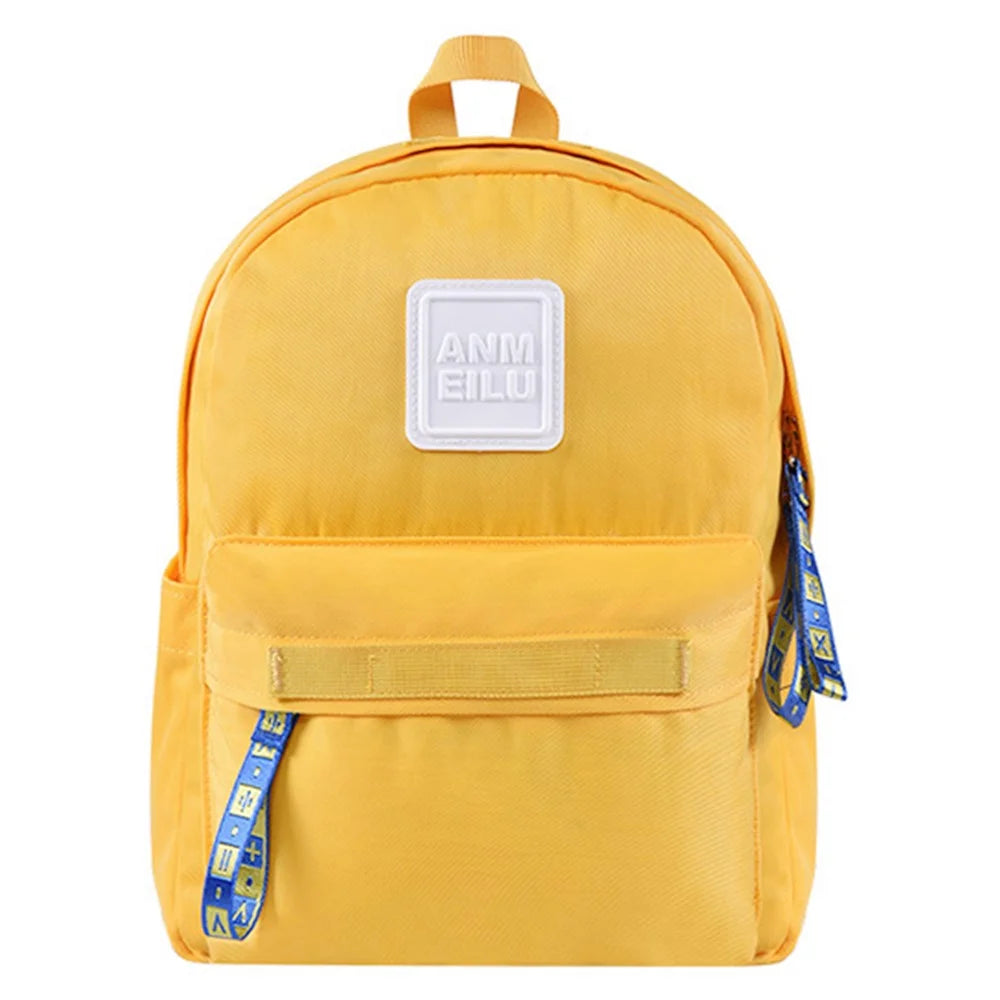ANMEILU 1043 Solid Color Casual Nylon Backpack Mini Shoulder Bag for iPad Pro 9.7-inch (Small Size) - Yellow - 1