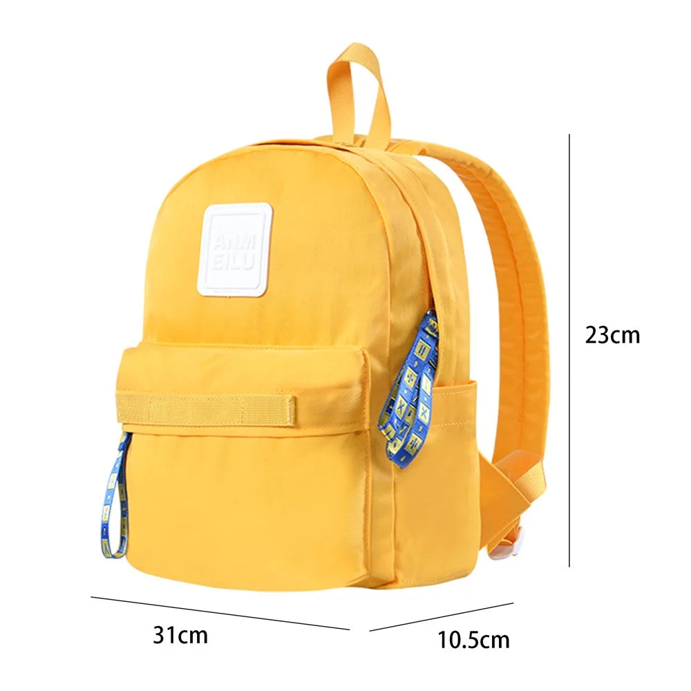ANMEILU 1043 Solid Color Casual Nylon Backpack Mini Shoulder Bag for iPad Pro 9.7-inch (Small Size) - Yellow - 7