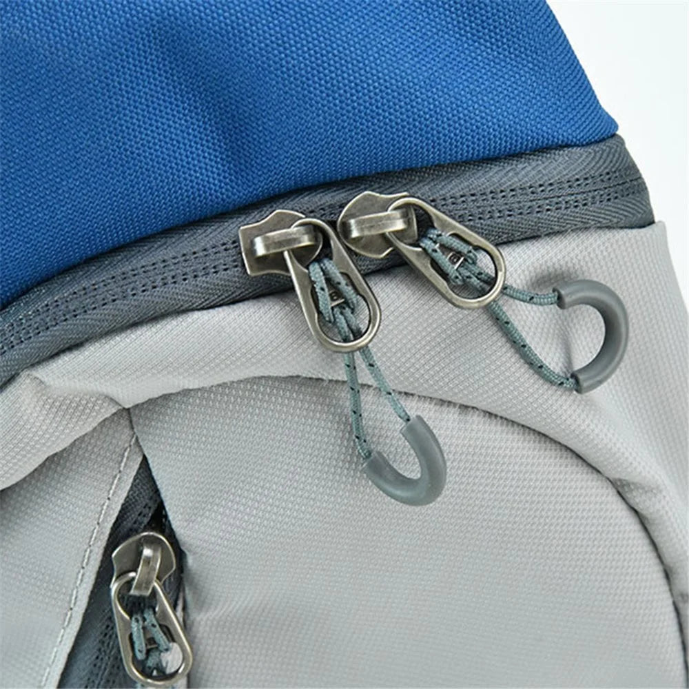ANMEILU 2026 Travel Sling Bag Chest Bag Crossbody Daypack for Hiking, Cycling, Work - Blue / White - 5