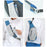 ANMEILU 2026 Travel Sling Bag Chest Bag Crossbody Daypack for Hiking, Cycling, Work - Blue / White - 6