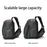 ANMEILU 6006 Multifunction Expandable Motorbike Helmet Storage Bag Bike Accessories Shoulders Backpack Laptop Backpack Cycling Bag (with Rain Cover) - 5