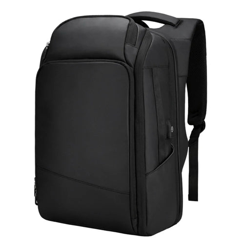 ML8018 Large Business Laptop Backpack Travel Rucksack Bag Water-Repellent Shoulders Bag with External USB Charging Port - 1