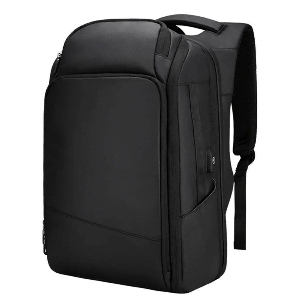 ML8018 Large Business Laptop Backpack Travel Rucksack Bag Water-Repellent Shoulders Bag with External USB Charging Port - 1