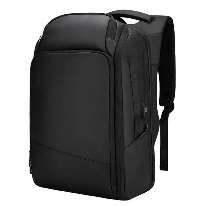 ML8018 Large Business Laptop Backpack Travel Rucksack Bag Water-Repellent Shoulders Bag with External USB Charging Port - 1