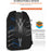 ML8018 Large Business Laptop Backpack Travel Rucksack Bag Water-Repellent Shoulders Bag with External USB Charging Port - 6