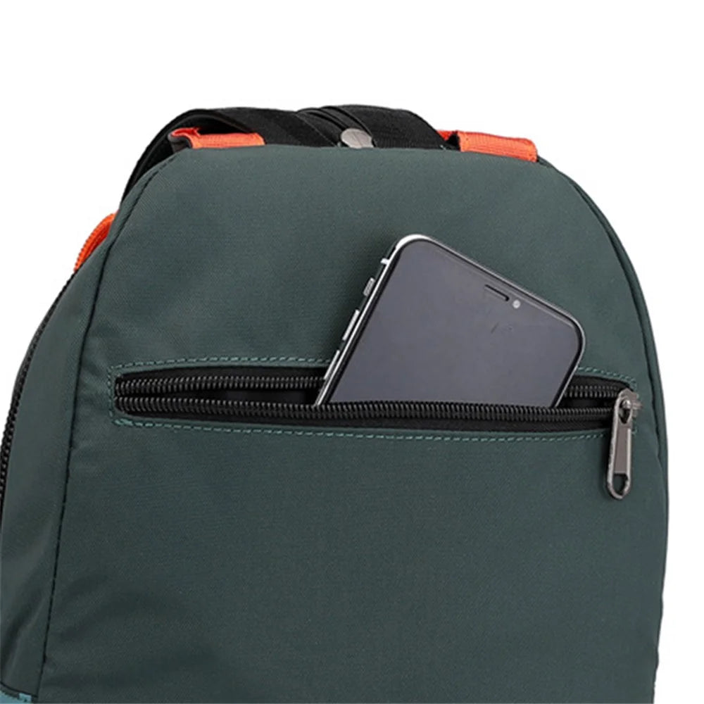 HAOSHUAI 5122(New Version) Multifunction Men Chest Bag Backpack Anti-splash Nylon Casual Single Shoulder Bag - Blackish Green - 7