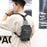 HAOSHUAI 1100-12# Men's Chest Bag Large Nylon Shoulders Backpack Outdoor Sling Bag with External USB Charging Port - Grey - 5