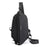 HAOSHUAI 1100-25# Water-repellent Nylon Chest Bag Men's Sling Bag for Sport, Travel and Work - Black - 1