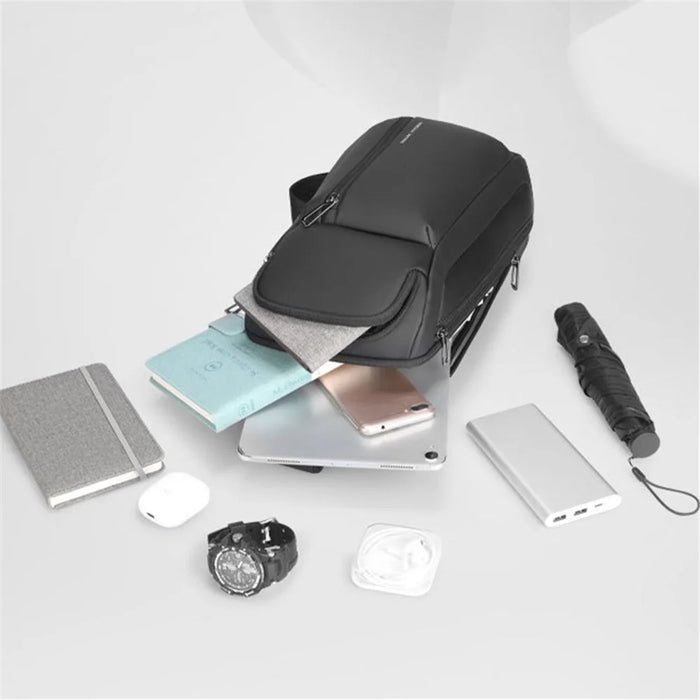 MARK RYDEN MR780-L Men's Crossbody Bag Sling Bag Travel Large Chest Bag Daypack Storage Bag for iPad 11-Inch Tablet - 4