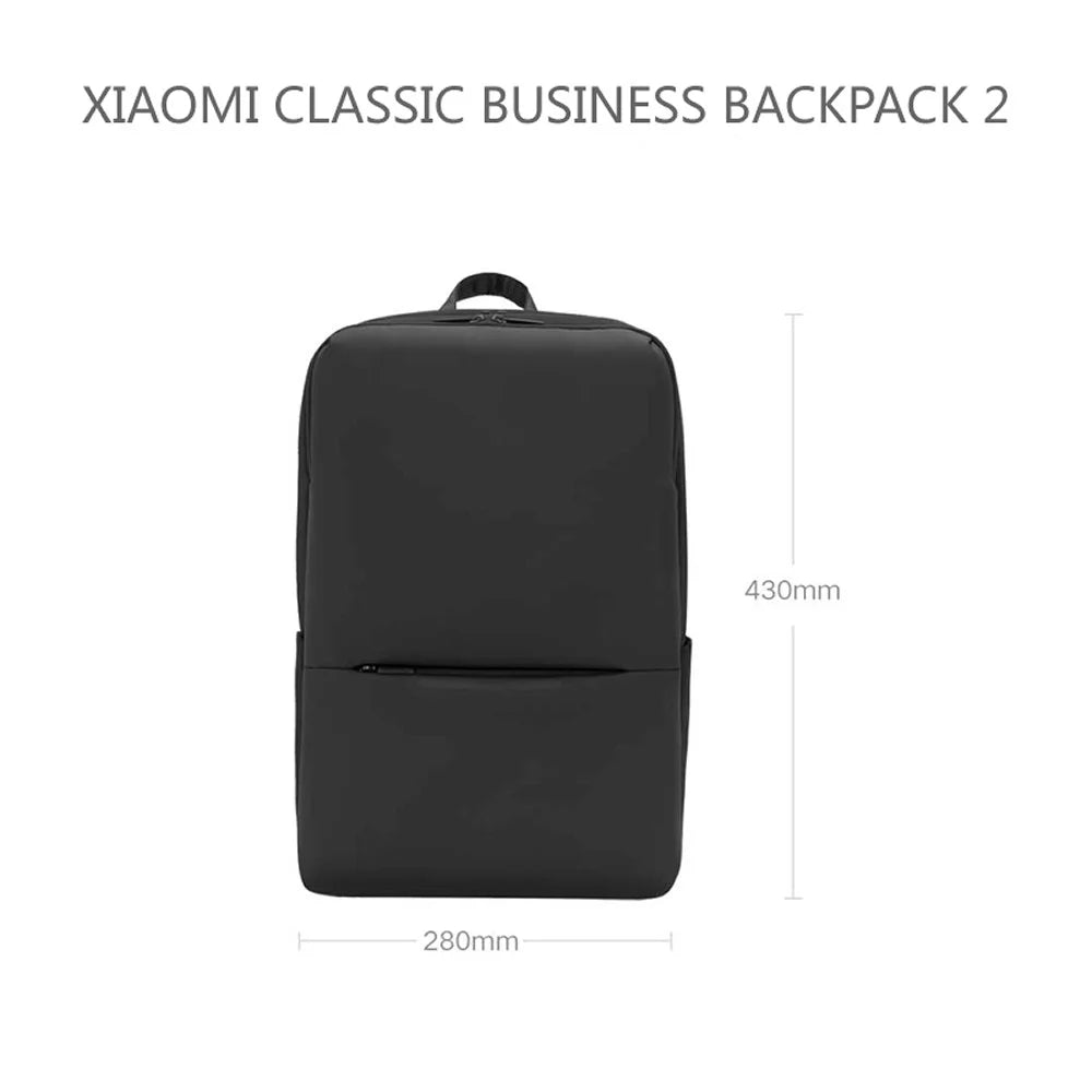 XIAOMI Stylish Business Laptop Backpack 18L Travel Casual 900D Oxford Cloth Waterproof Daypack (Chinese Version) - Black - 7