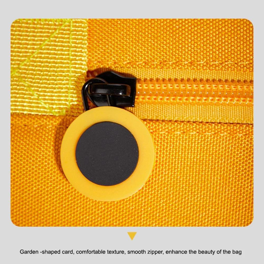 Duffel Bag Nylon Oxford Cloth Waterproof Cross-body Shoulder Cylinder Bag Large Capacity Handbag, Size: L - Yellow - 5