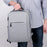 Casual Nylon Oxford Cloth Backpack Waterproof Laptop Dual Shoulders Bag with USB Port - Grey - 3