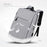Casual Nylon Oxford Cloth Backpack Waterproof Laptop Dual Shoulders Bag with USB Port - Grey - 4