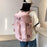 Waterproof Nylon Oxford Cloth Backpack Outdoor Travel Luggage Holdall Shoulder Bag - Sakura Pink - 2