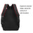 Large Capacity Travel Nylon Backpack Schoolbag Laptop Storage Dual Shoulders Bag - Black - 4