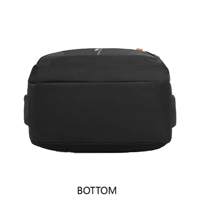 Large Capacity Travel Nylon Backpack Schoolbag Laptop Storage Dual Shoulders Bag - Black - 5
